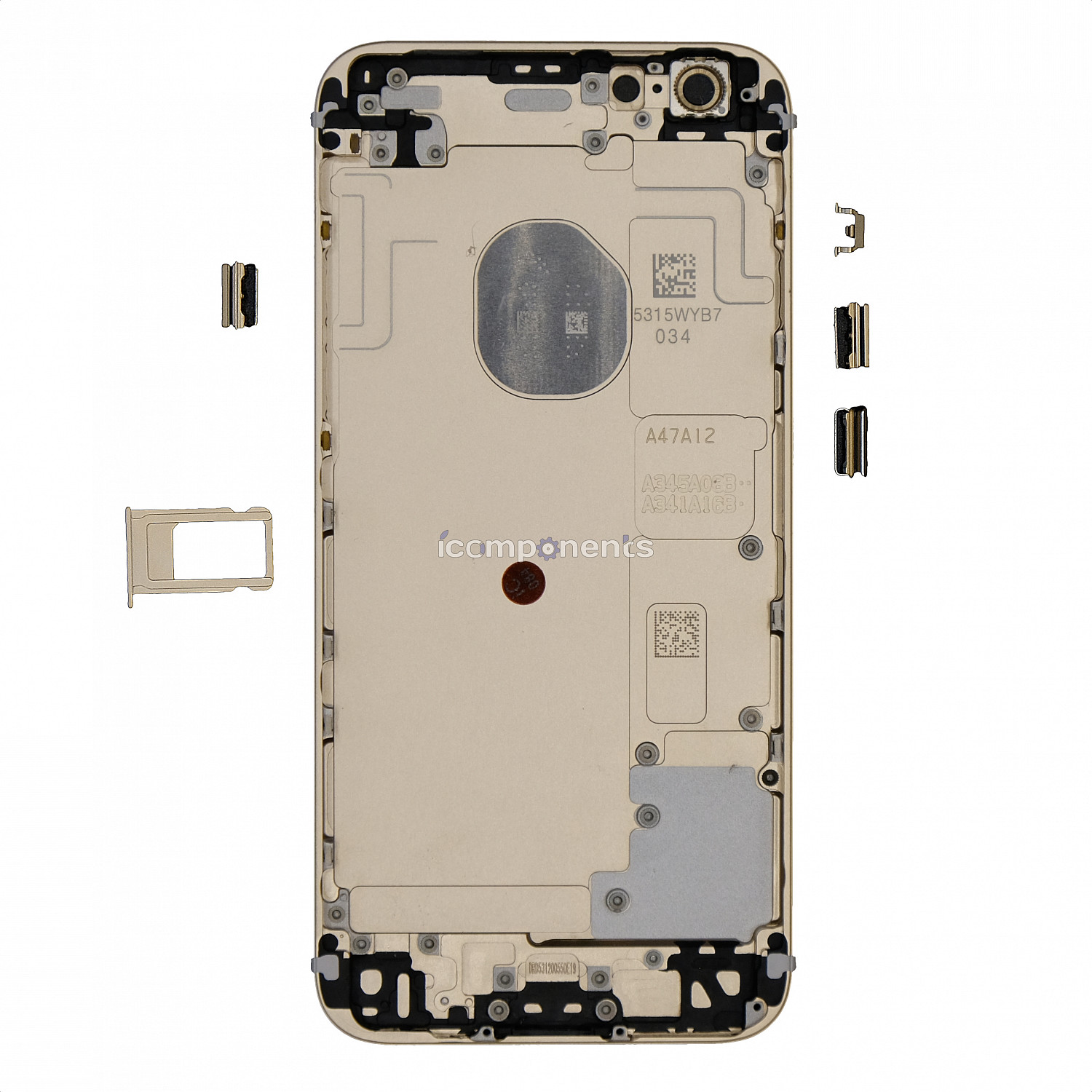 картинка iPhone 6s - корпус/задняя крышка, gold от магазина Компания+