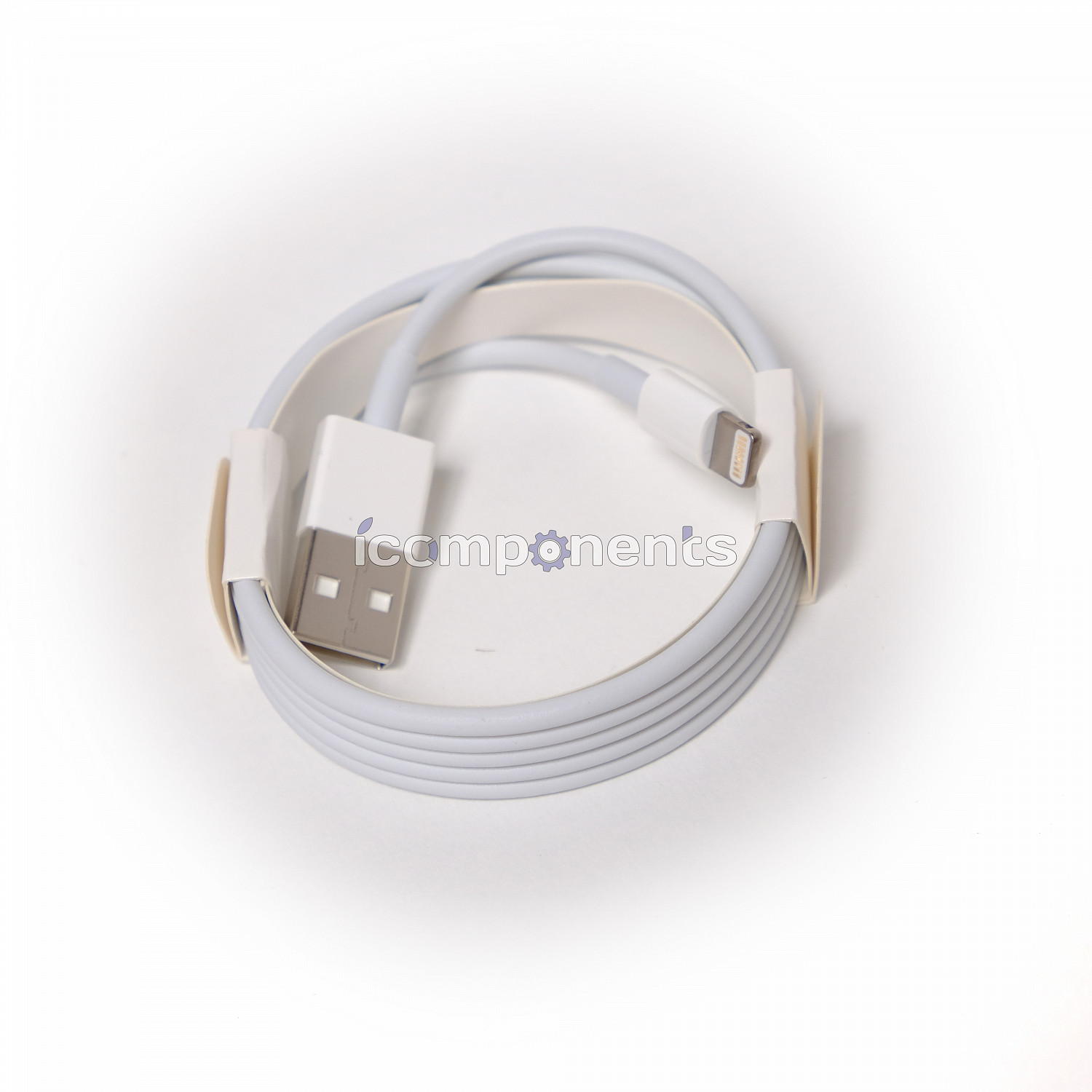 картинка Кабель Lightning для iPhone белый (1,0 м) в коробке FULL ORIG от магазина Компания+
