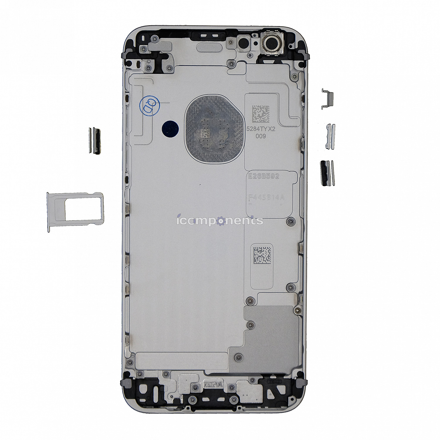 картинка iPhone 6s - корпус/задняя крышка, silver от магазина Компания+