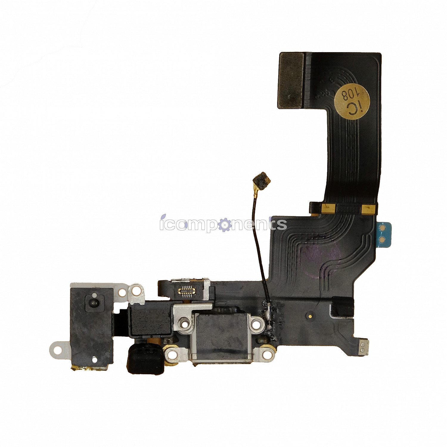 картинка iPhone SE - шлейф зарядки, белый от магазина Компания+