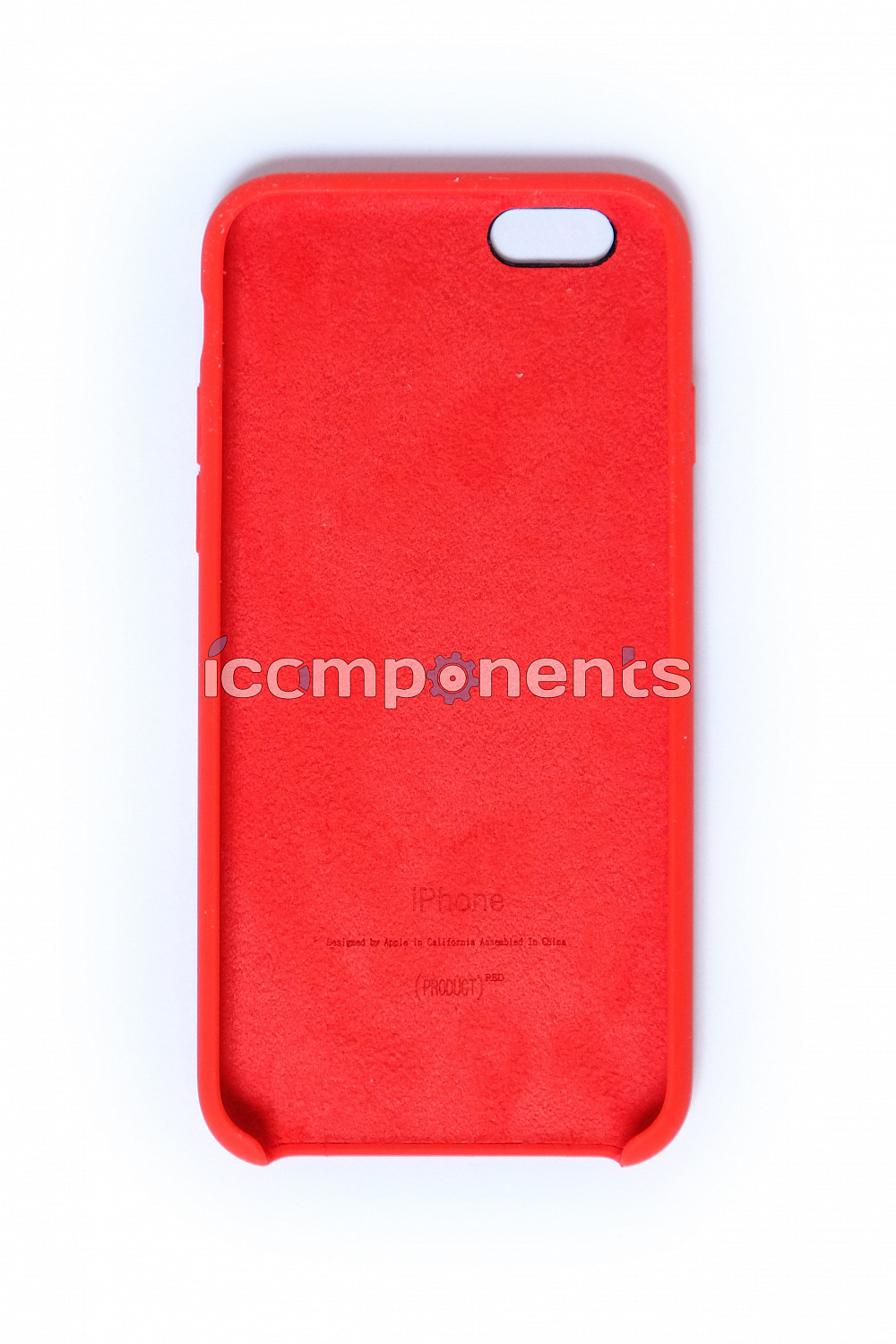 картинка Силиконовый чехол для iPhone 6/6s, red (красный) от магазина Компания+
