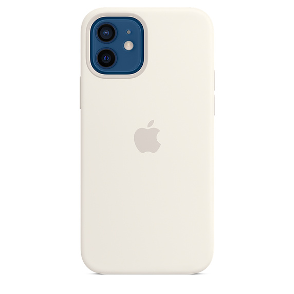 картинка Силиконовый чехол для iPhone 12 mini White от магазина Компания+