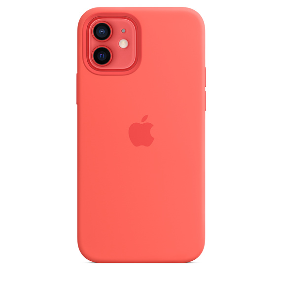 картинка Силиконовый чехол MagSafe для iPhone 12 mini Pink orange от магазина Компания+
