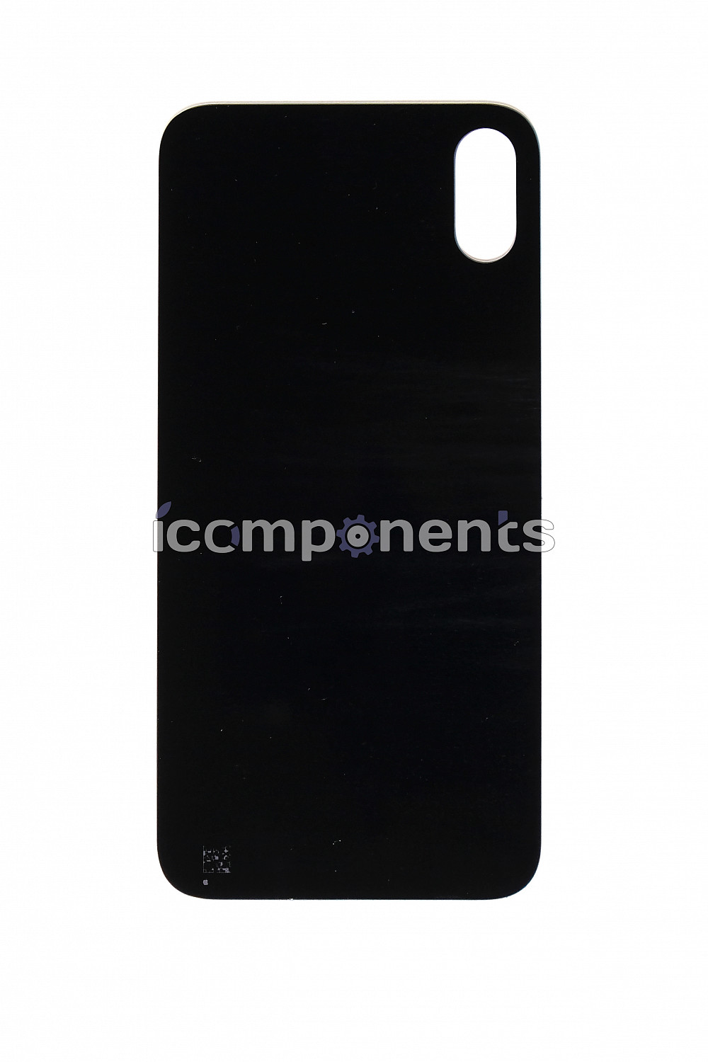 картинка iPhone X - Заднее стекло Premium (узкое отверстие), белое от магазина Компания+